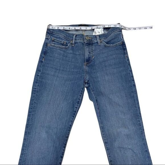 Banana Republic Blue Mid-Rise Skinny Jeans Size 26 - Picture 4 of 8
